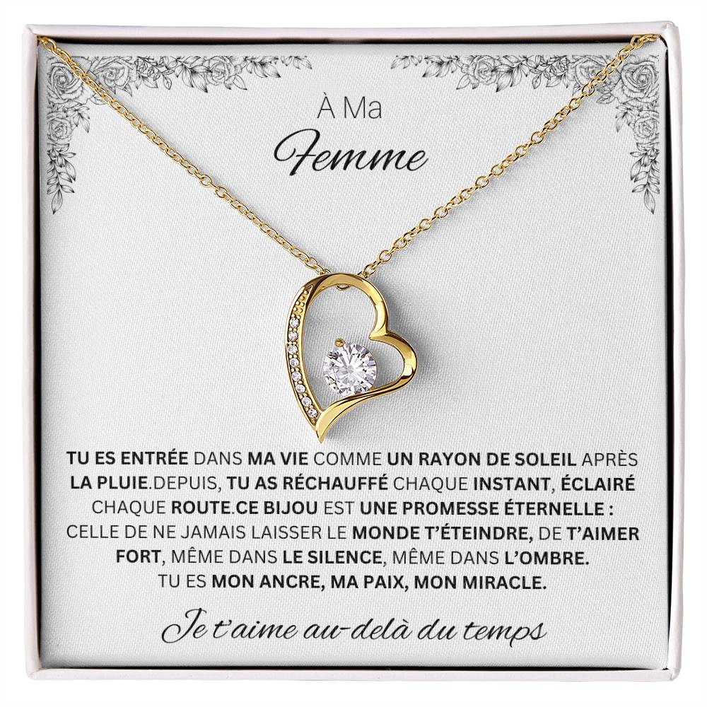 À Ma Femme – Mon Ancre Et Mon Miracle