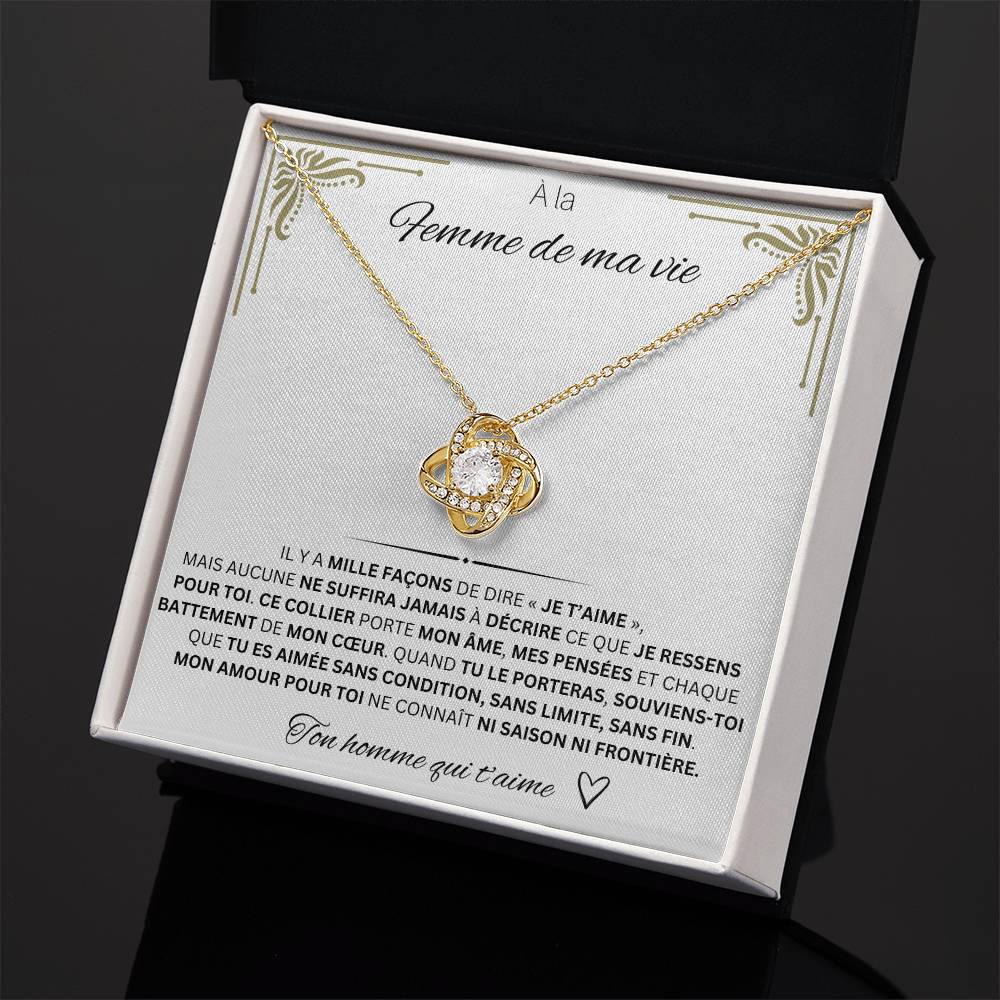 À La Femme De Ma Vie – Mon Amour Sans Frontière