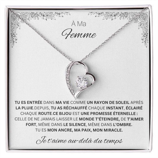 À Ma Femme – Mon Ancre Et Mon Miracle